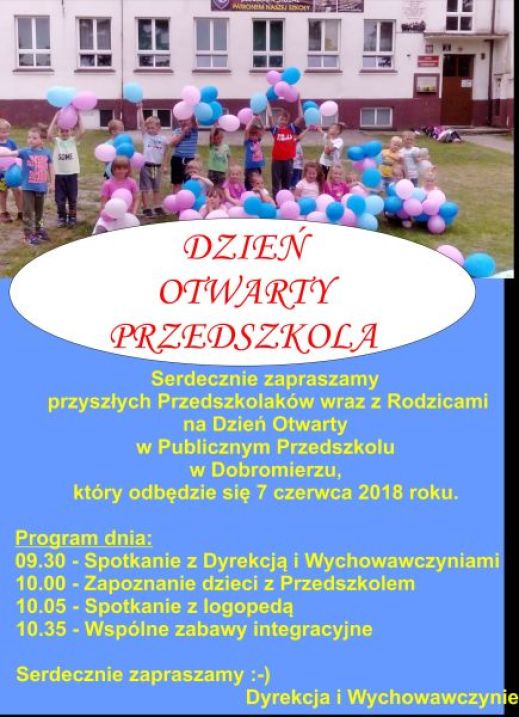 Dzień Otwarty Przedszkola